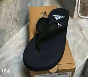 Black Adidas Flip Flop On Box Colours available