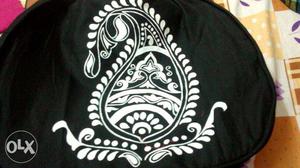Black And White Aztec Printed Textile bag...