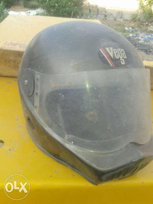 Black Vega 5 Full Face Helmet