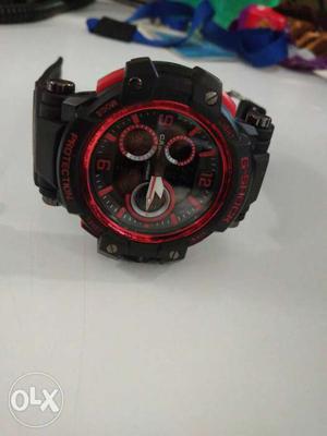 Casio watch (Red)