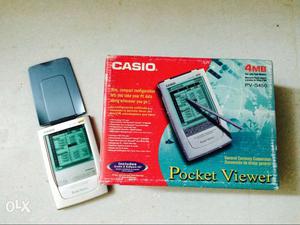Gray Casio Pocket Viewer With Box