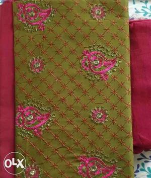 Greena Nd Pink Textile
