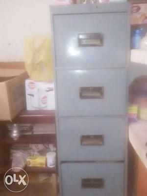 Grey 4-drawer File Cabinet