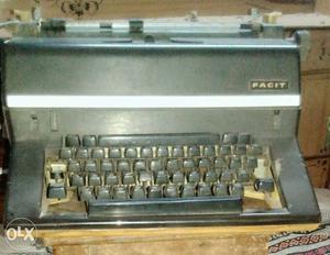 Grey Facit Typewriter Very neat condition professional