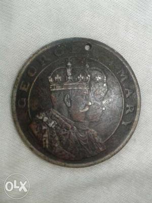 It's gorge V king Mary coin very old coin 12