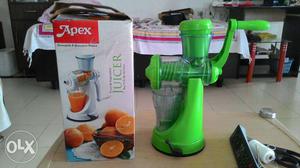 Juicer.only one time used.