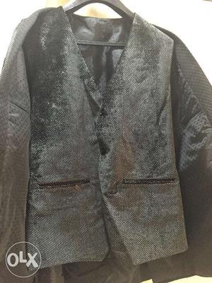 Mens designer blazer with waist coat in size