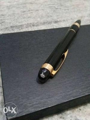 Mont Blanc luxury gold and black coloured