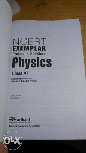 NCERT Exampler Problems -Solutions, PHYSICS.