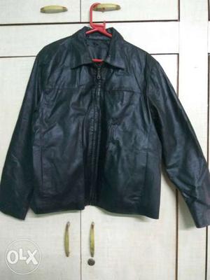 New biker jacket, 42 chest size, leather look,
