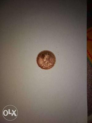  One Quarter Anna original coin