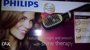 Philips Hair Straightening Brush Box