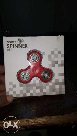 Red Hand Spinner In Box