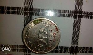 Round Silver India  Coin