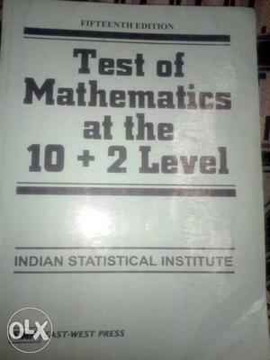 Test Of Mathematics At The 10+2 Level Book
