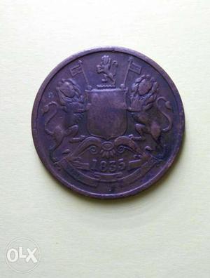 Two coins belongs to East India company and