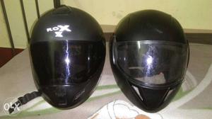Two gud helmets superb look gud condition if u