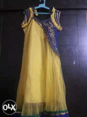 Yellow And Black Traditional Dress