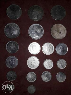  to  year original silver coins