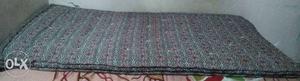 2 Brown and Purple Cotton Double Bed Mattress