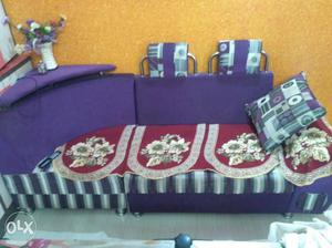 2*3 sofa set L shape design cornar Good and nice