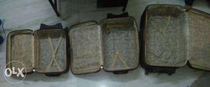 3 High quality thick fabric suitcase