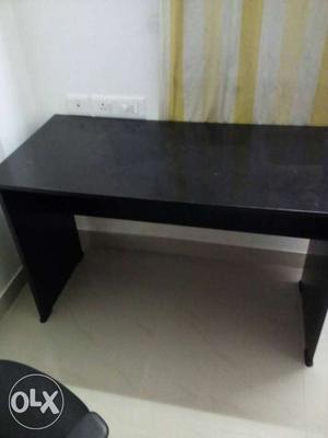 Black table plywood top 4 x 3