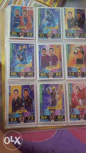 Cricket Trading Cards Collection
