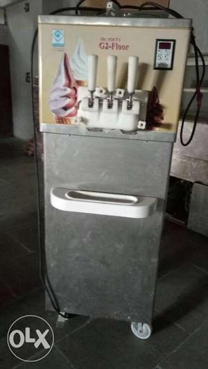 Grey White G2-floor Dispenser softy ice cream machin
