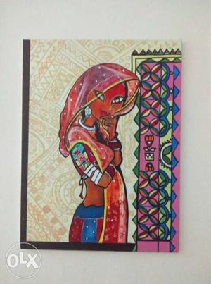 Hand Made Acrylic Canvas - Brand New - By Nimmi