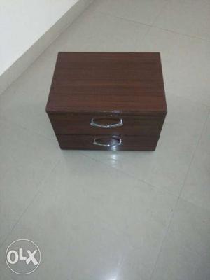 It's brand new side table with pvc sheet material