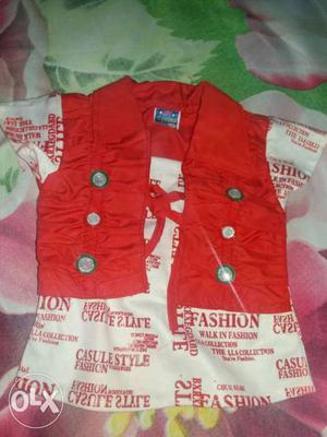 New Toddler's Red And White for sale