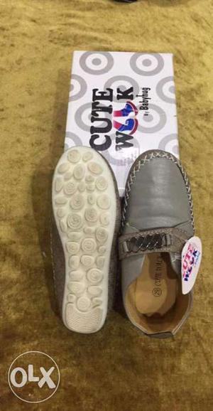 New boys shoes grey colour mrp 900 selling 450,