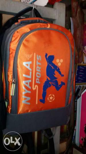 Orange Nyala Sports Backpack