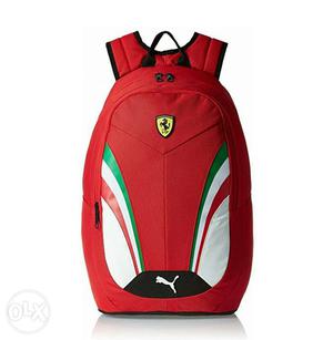 Puma Ferrari backpack 8 months used no problem