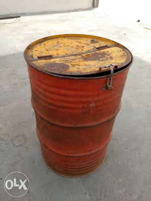 Red Steel Barrel