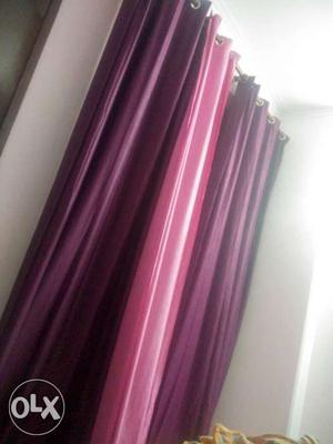 Set of 3 curtains 9ft in height. Perfect