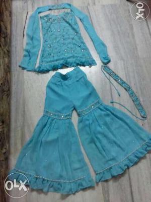 Sharara partywear type for age 7 to 9