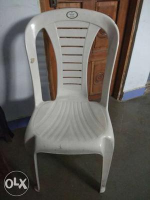 White Monobloc Chair