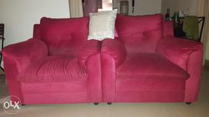 1 year old sofa - 1 three seater and two