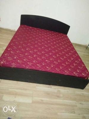 LAST DAY OFFER. double bed and mattress. price negotiable.