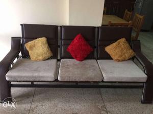 Stylish Metal Finished Sofa at reasonable price