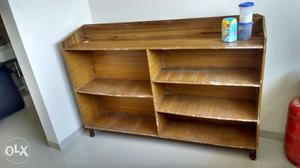 Wooden shelf- size 3.5 by 5.5 feet