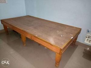 Wooden single cot bed 6 legs