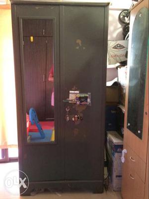 7 feet tall metal almirah with locker in perfect