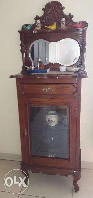 Antique teak dressing table