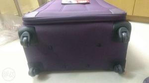 Brand new purple luggage bag. just 5 months old.