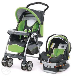 Chicco Cortina keyfit Travel System and Rocking chair
