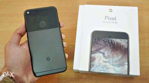 Google Pixel Black as new with box and bill excellent
