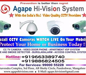 India's no.1 CCTV Provider, installer and services Mangalore